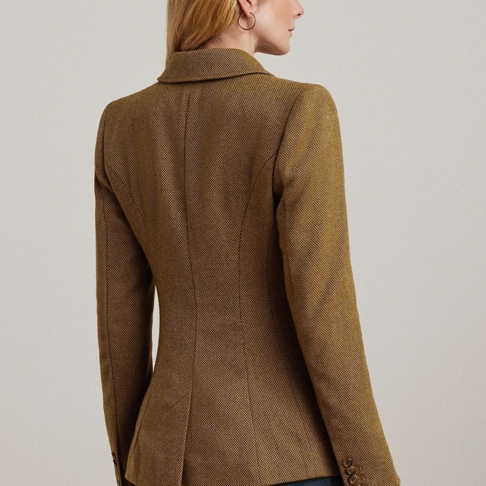 Lauren Ralph Lauren
WOOL BLEND TWILL BLAZER - Blazer - brown multi - Picture 2 of 10
